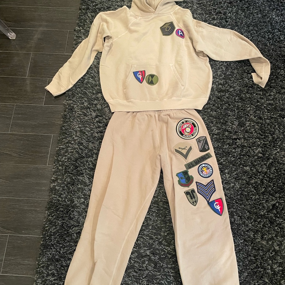 RILEY 1880 Patchwork Hoodie and Joggers Set